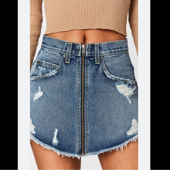 CARMAR ADIGE BEATRICE ZIP FRONT SKIRT - Picture 2 of 8